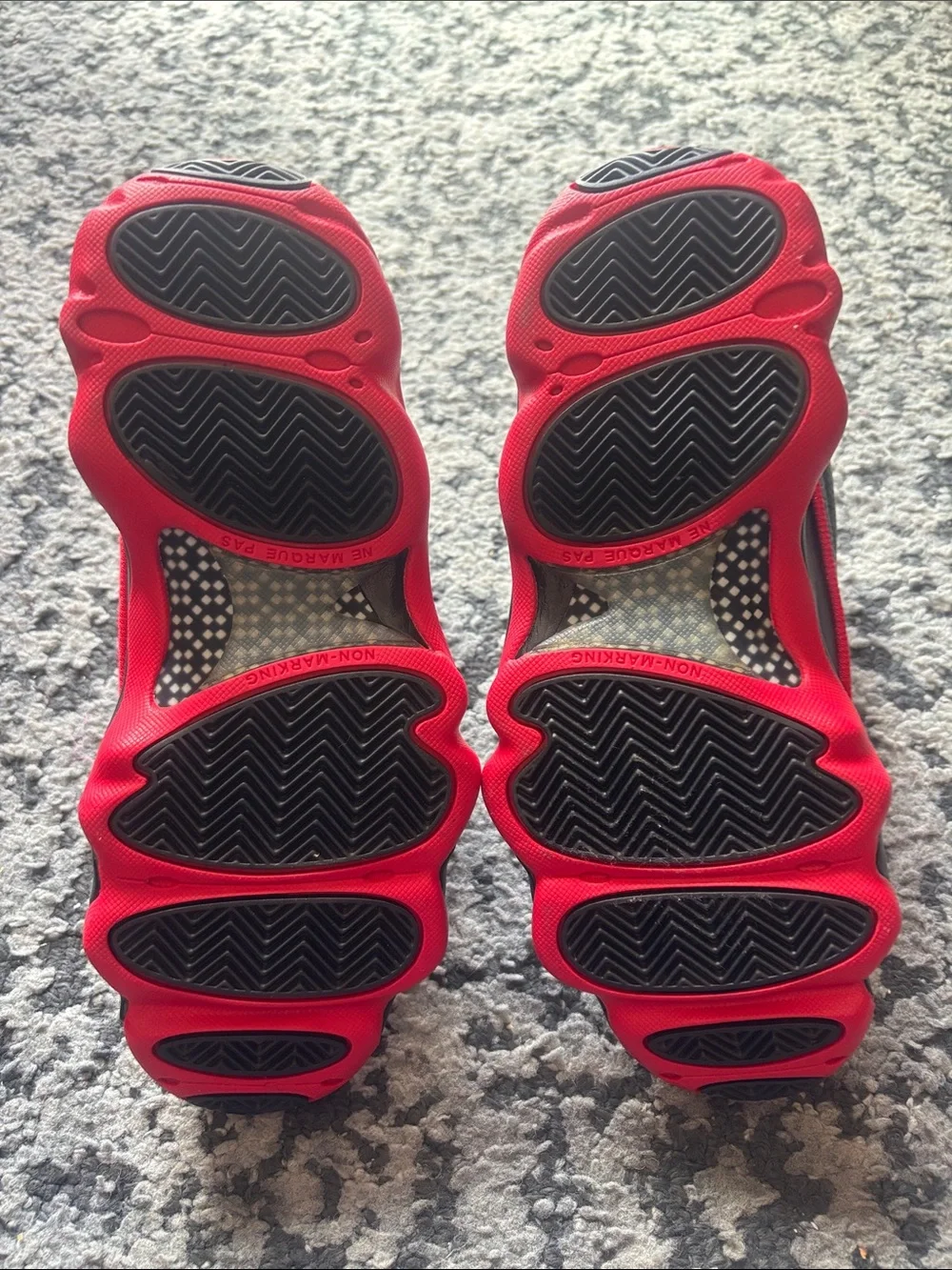 Jordan Kids High-Top Sneakers in Black and Red